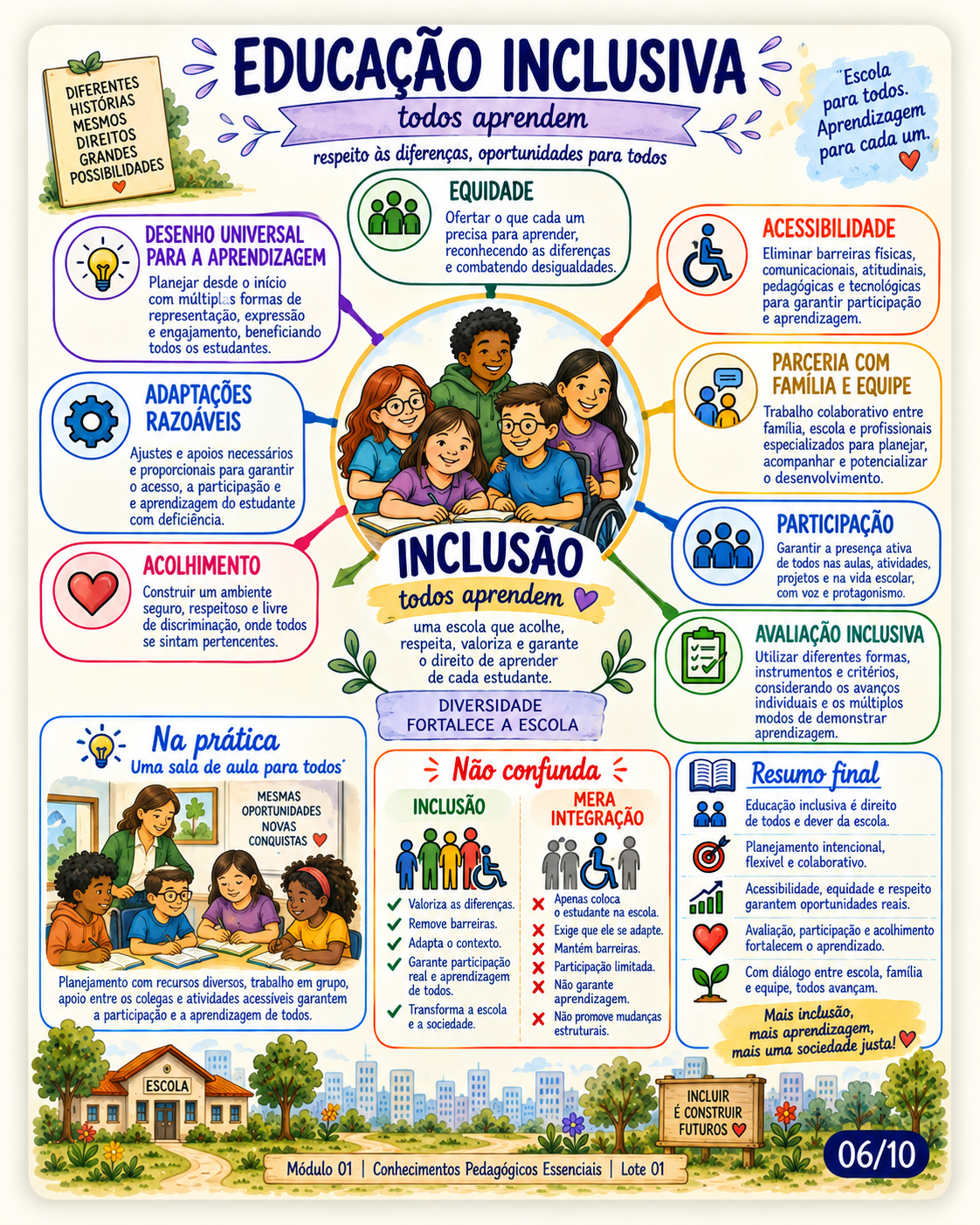 Mapa visual 6 do Kit SEDF