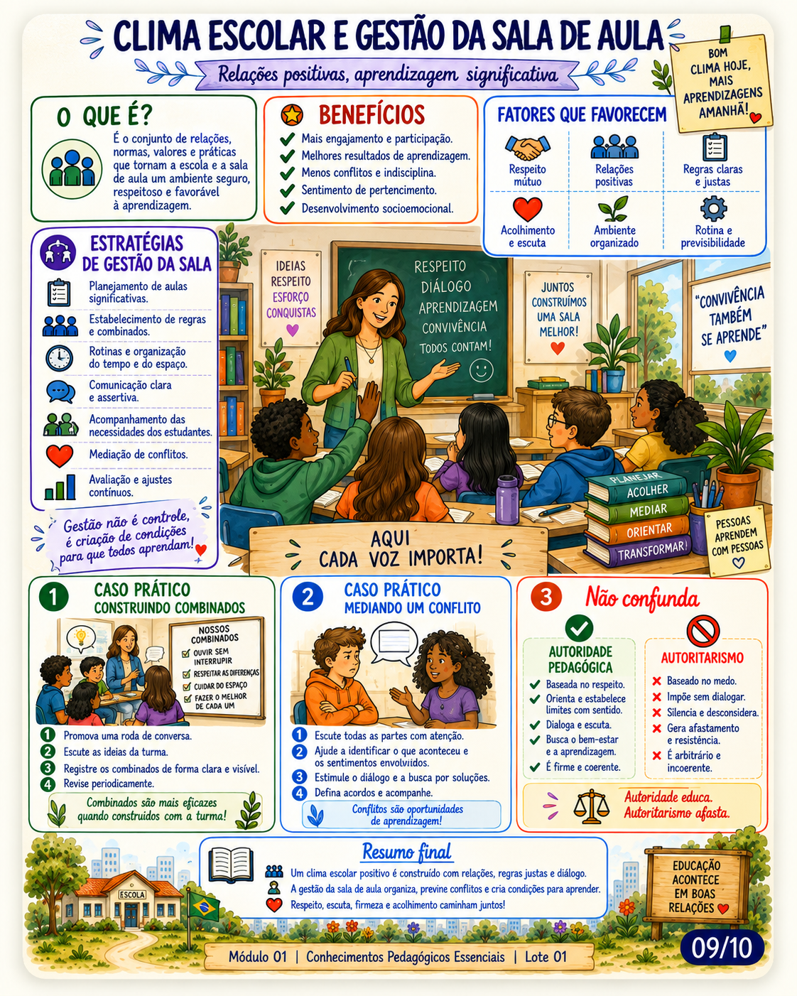 Mapa visual 9 do Kit SEDF